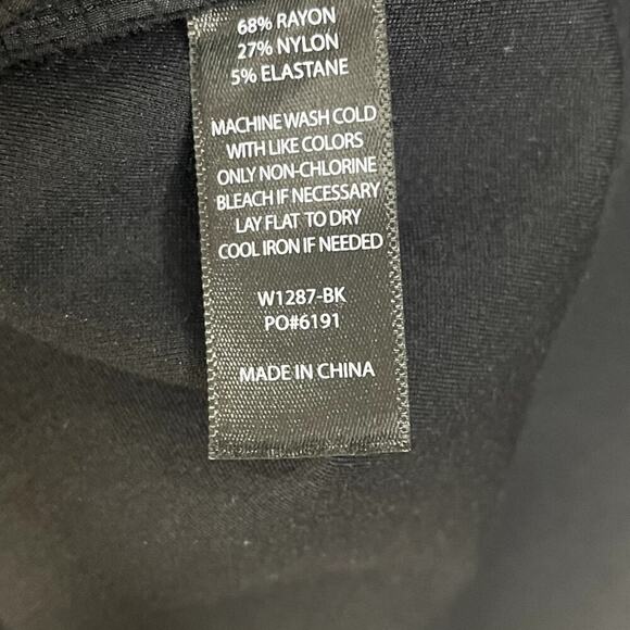 Betabrand Classic Black Ponte Knit Single Button Blazer Size XXL - Picture 8 of 8